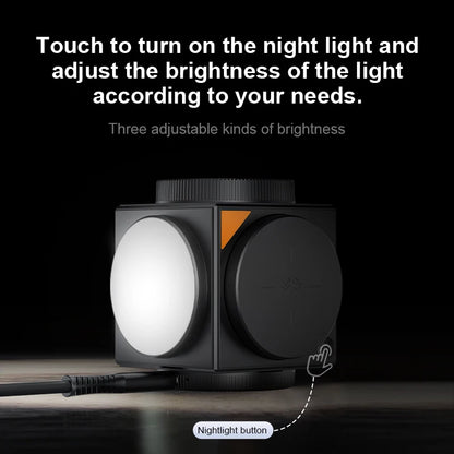 Transform Your Workspace with the 3-in-1 Multifunctional Wireless Charger Dock Station Featuring a Digital Clock and Night Light