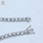 925 Silver D VVS Moissanite Tennis Bracelet Iced Out Moissanite Diamond Bracelet Gold Plated 3 - 6.5mm Luxury Tennis Chain
