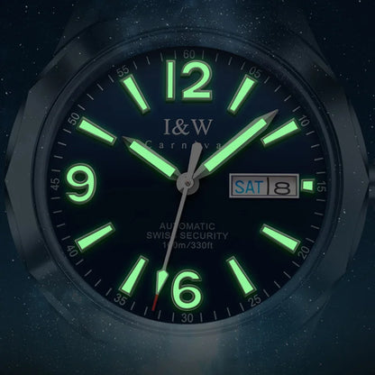 Luxury Tungsten Watch for Men 2026 New Japan MIYOTA Movement Automatic Watches Men Sapphire Calendar Week Luminous Montre Homme