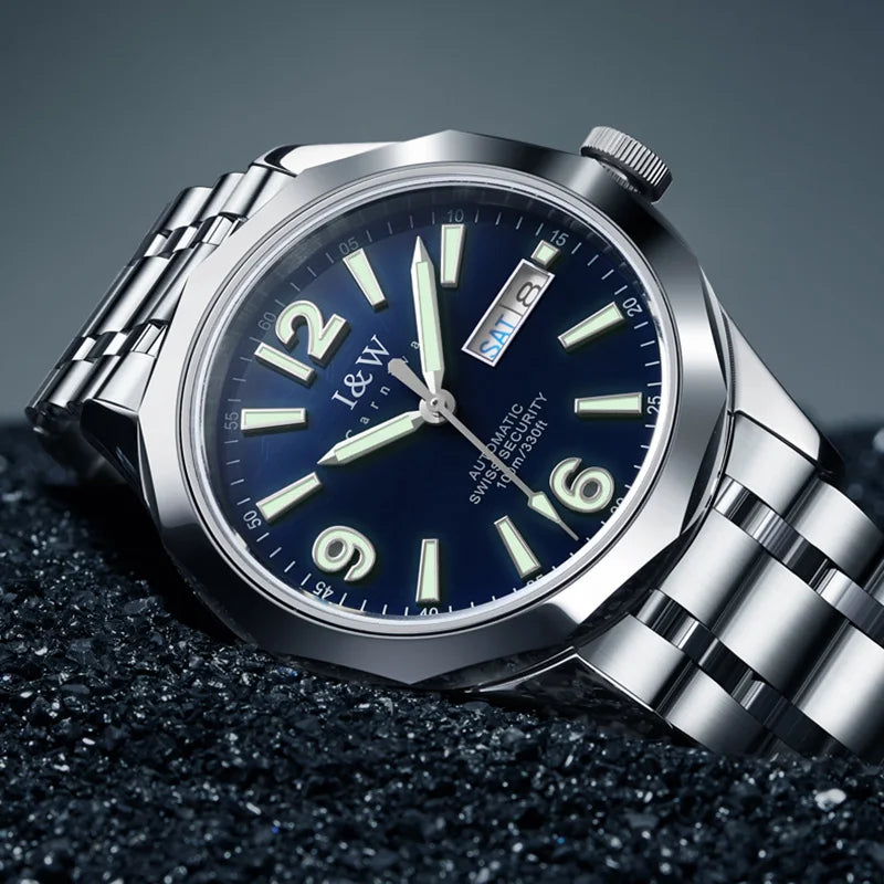 Luxury Tungsten Watch for Men 2026 New Japan MIYOTA Movement Automatic Watches Men Sapphire Calendar Week Luminous Montre Homme