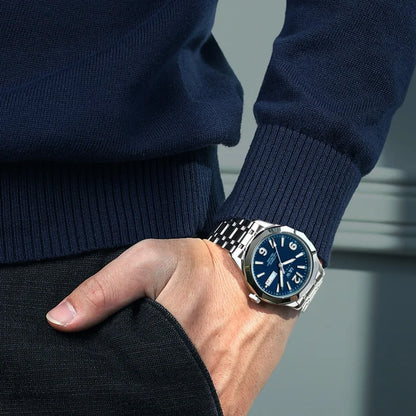 Luxury Tungsten Watch for Men 2026 New Japan MIYOTA Movement Automatic Watches Men Sapphire Calendar Week Luminous Montre Homme