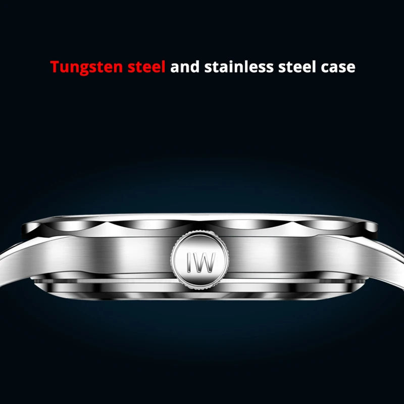 Luxury Tungsten Watch for Men 2026 New Japan MIYOTA Movement Automatic Watches Men Sapphire Calendar Week Luminous Montre Homme