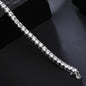 925 Silver D VVS Moissanite Tennis Bracelet Iced Out Moissanite Diamond Bracelet Gold Plated 3 - 6.5mm Luxury Tennis Chain