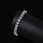 925 Silver D VVS Moissanite Tennis Bracelet Iced Out Moissanite Diamond Bracelet Gold Plated 3 - 6.5mm Luxury Tennis Chain