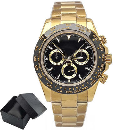 Luxury men's watch New Chronograph Equation Racing Men Automatic Mechanical Watch Waterproof 10ATM Sapphire 4801 4130 Movement