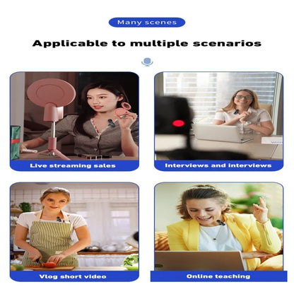 Wireless Microphone Bluetooth 2.4G Portable Audio Video Recording For Conferences Live Media Outdoor Gaming Phone Mic 2025
