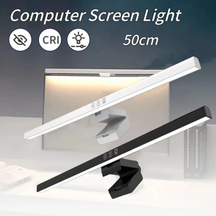50cm Computer Monitor Light Bar Screen Hanging Lights Stepless Dimming USB Desk Lamp For Study Reading Light Table Monitor Lamp