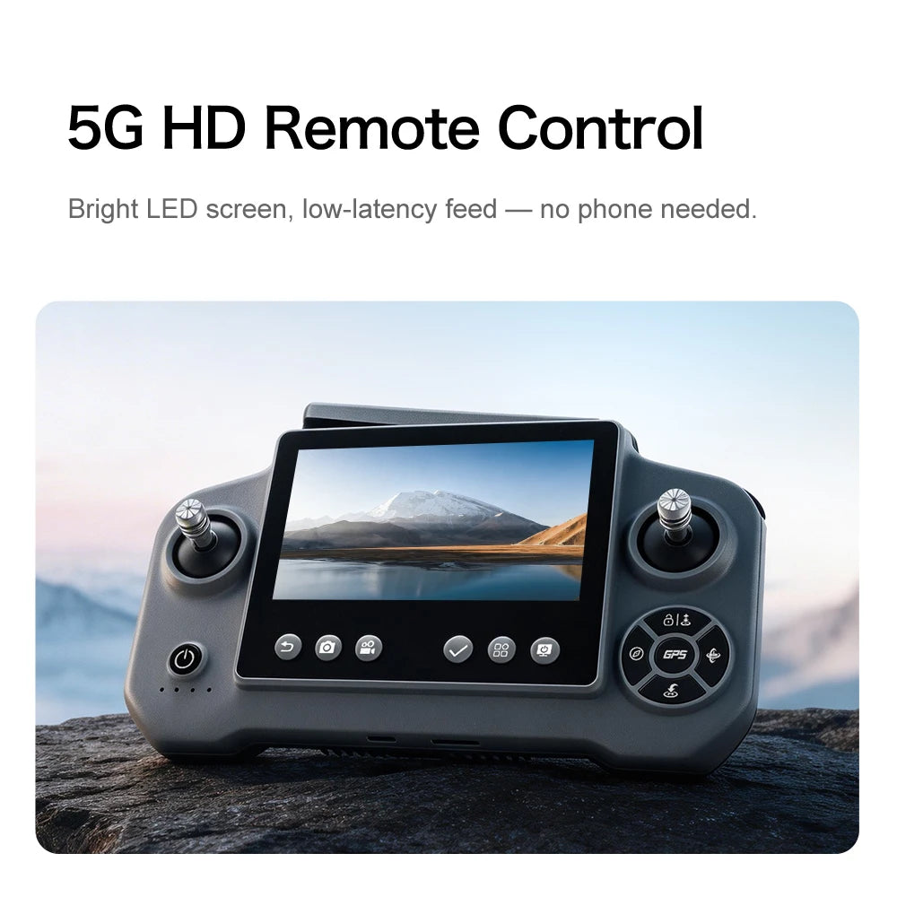 Lenovo GT60 Foldable GPS Drone 8K HD 4K With Screen Brushless Airdrop Obstacle Avoidance 5G FPV Dual Camera Quadcopter