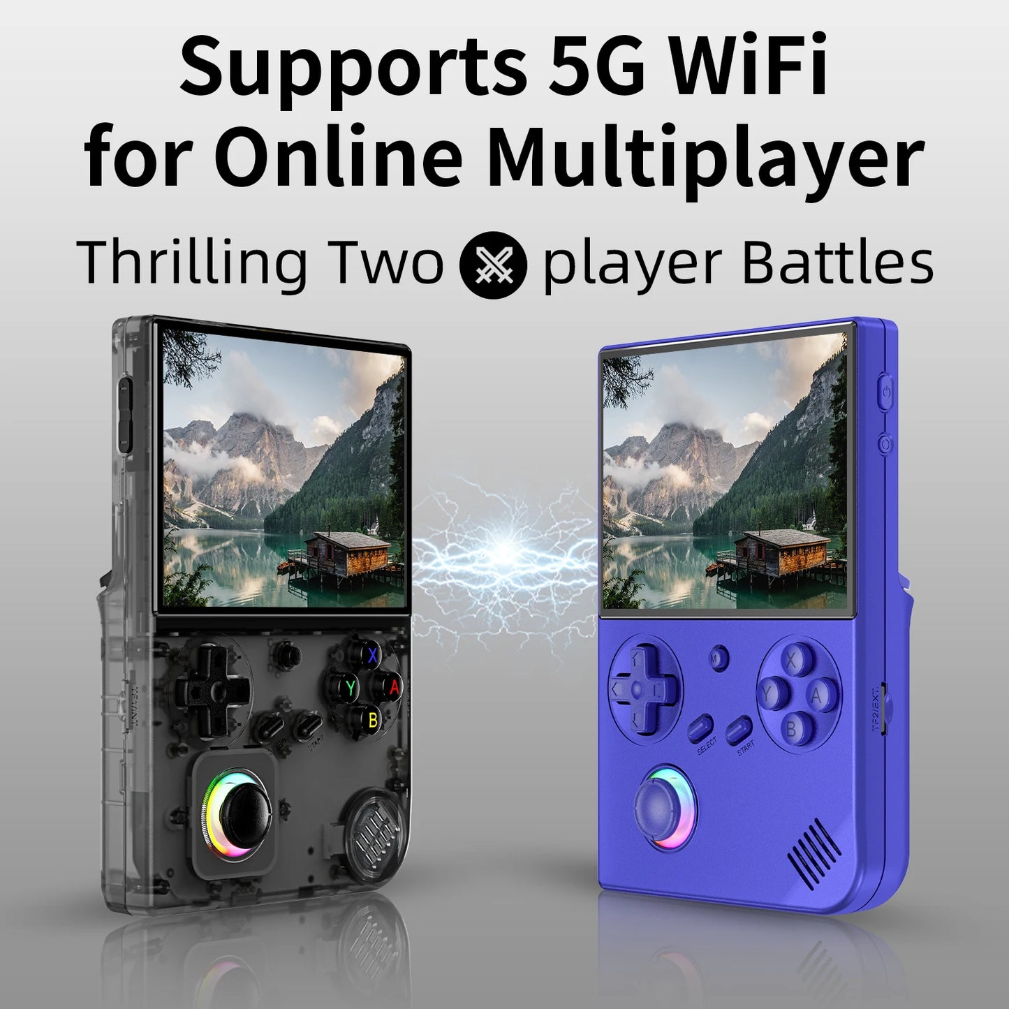 Anbernic RG40XXV Handheld Game Console 4'' IPS Screen Linux 64-bit RGB Joystick 3200mAh Video Player Supports Streaming HDMI Out