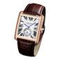 Luxury Automatic Watch Men Mechanical Wristwatches Top Brand Dress Watches Square Stainless Steel Waterproof Clock CARLTINY 2023