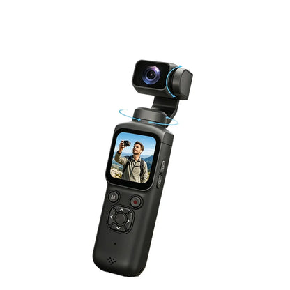 4K Action Camera 330° Face Tracking Gimbal Stabilizer 75MP Pixels WiFi Function Pocket Gimbal Camera for Vlog