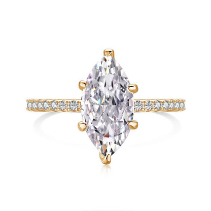 Wong Rain 18K Gold Plated 925 Sterling Silver Crushed Ice Cut Lab Sapphire Gemstone Wedding Party Fine Jewelry Rings Wholesale