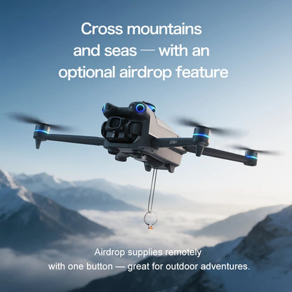 Lenovo GT60 Foldable GPS Drone 8K HD 4K With Screen Brushless Airdrop Obstacle Avoidance 5G FPV Dual Camera Quadcopter