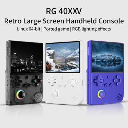 Anbernic RG40XXV Handheld Game Console 4'' IPS Screen Linux 64-bit RGB Joystick 3200mAh Video Player Supports Streaming HDMI Out