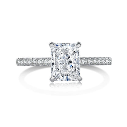 Wong Rain 18K Gold Plated 925 Sterling Silver Crushed Ice Cut Lab Sapphire Gemstone Wedding Party Fine Jewelry Rings Wholesale