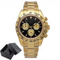 Luxury men's watch New Chronograph Equation Racing Men Automatic Mechanical Watch Waterproof 10ATM Sapphire 4801 4130 Movement