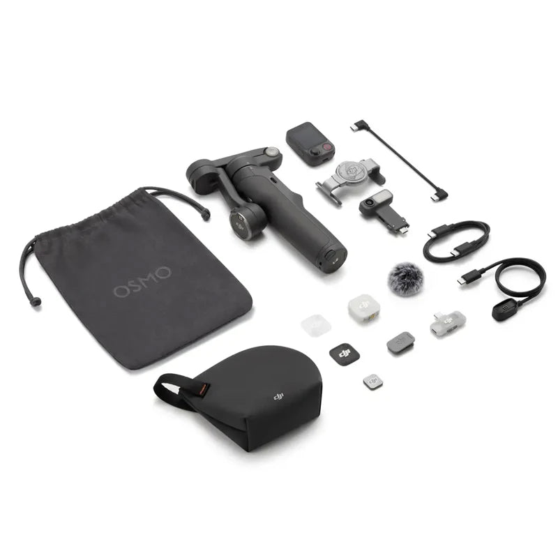 DJI Osmo Mobile 8P Pro Framing and Tracking Phone Gimbal Direct Phone Connection for Native Tracking 10-Hour Battery Life