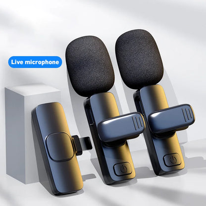 Wireless Microphone Bluetooth 2.4G Portable Audio Video Recording For Conferences Live Media Outdoor Gaming Phone Mic 2025