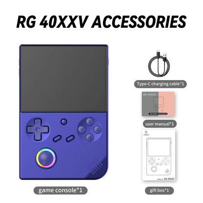 Anbernic RG40XXV Handheld Game Console 4'' IPS Screen Linux 64-bit RGB Joystick 3200mAh Video Player Supports Streaming HDMI Out
