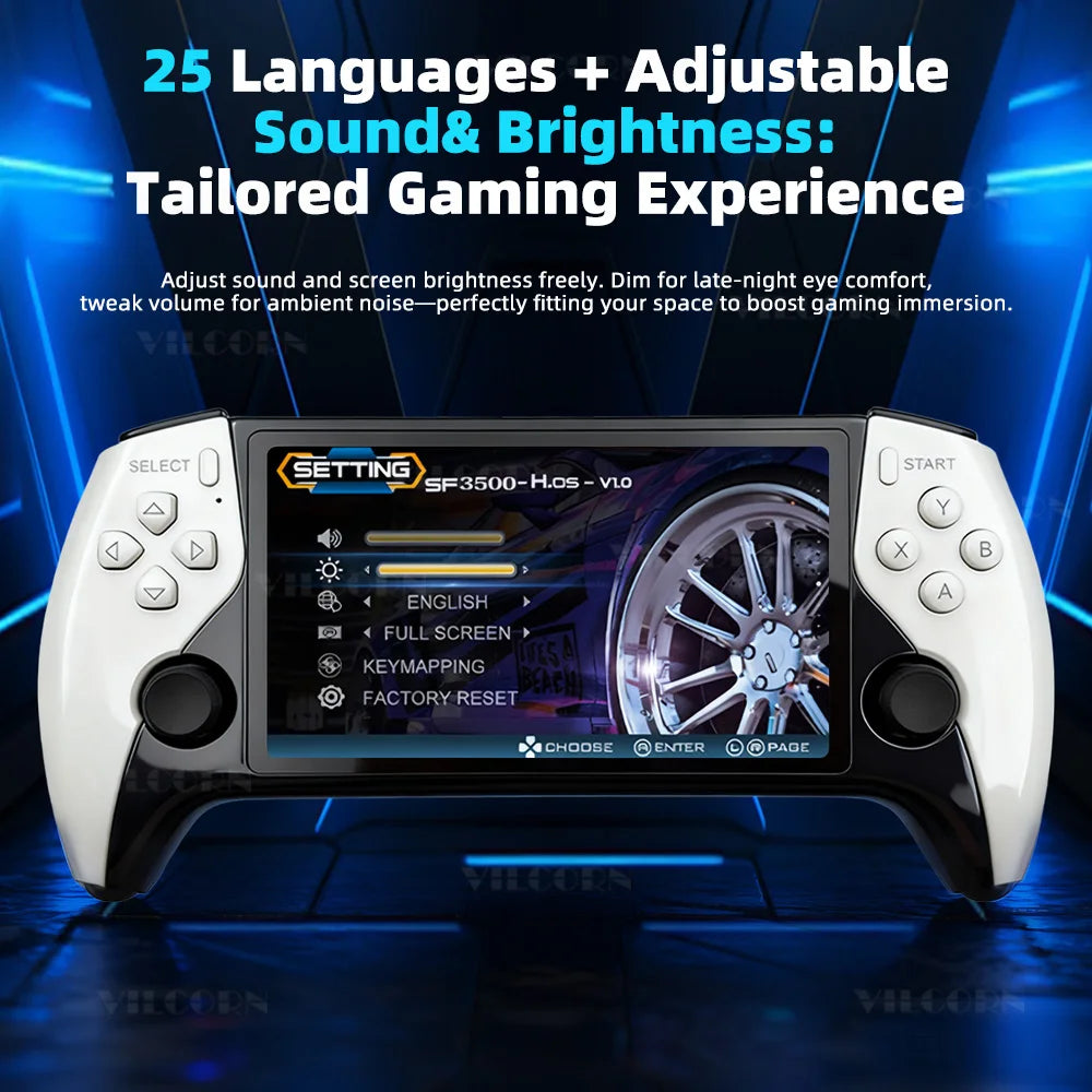 5 inch IPS Large Screen Retro Handheld Game Console FHD Portable Game Player 22000 Games For PS1 MAME GBA Arcade Console Gift