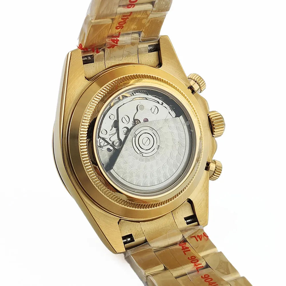 Luxury men's watch New Chronograph Equation Racing Men Automatic Mechanical Watch Waterproof 10ATM Sapphire 4801 4130 Movement